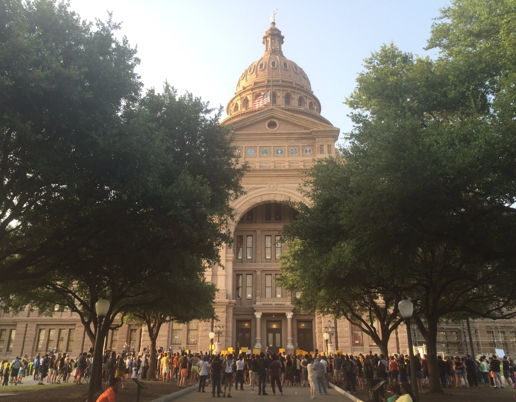 Black Lives Matter protest at the State Capitol