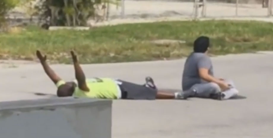 Unarmed Caretaker With Hands Up Shot by Police