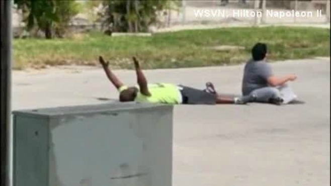 A Florida mental health professional trying to get an upset autistic patient to return to a group home was shot by police this week
