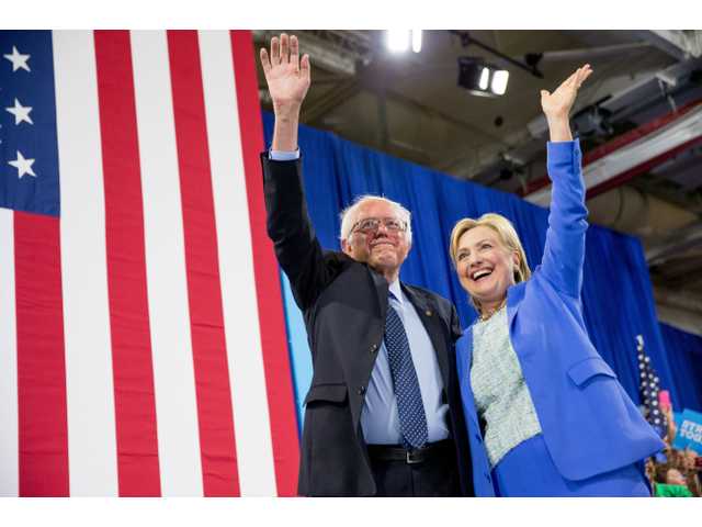 Some Hall Democrats still cool to Clinton despite Sanders backing