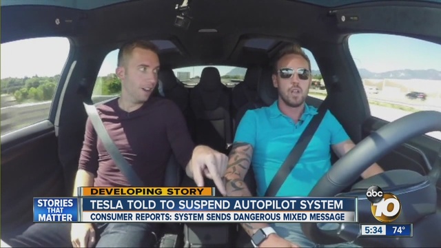 Consumer reports System sends dangerous mixed message.                      KGTV