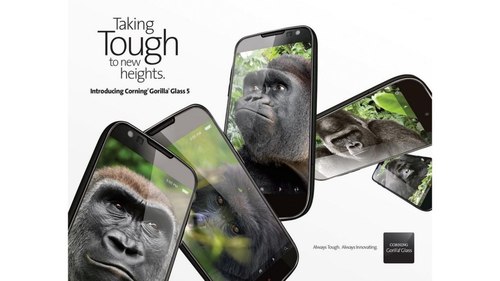 Corning Gorilla Glass 5 is designed to survive drops over 5 feet (most of the time)