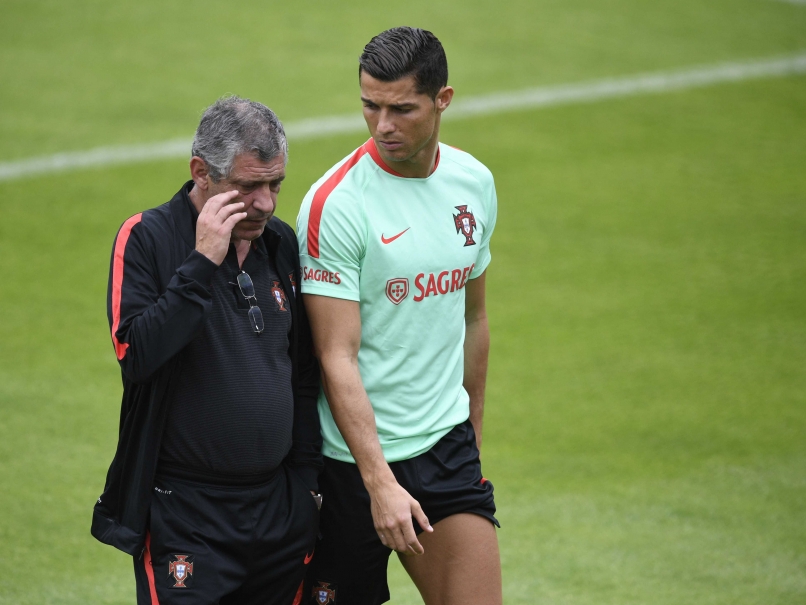 Cristiano Ronaldo Fernando Santos Euro 0807