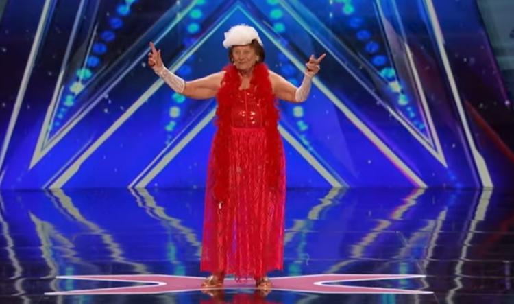 Dorothy Williams 90 wowed judges and audience members alike with a burlesque routine on'America's Got Talent