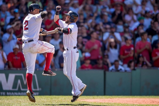 Dustin Pedroia and Xander Bogaerts both homered in Boston's 4-3 loss to Detroit