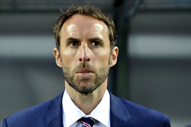 England U21's coach Gareth Southgate