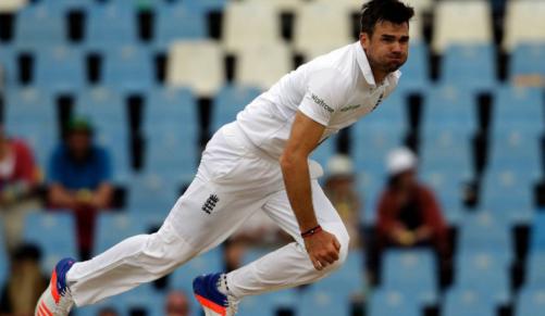 England's bowler James Anderson