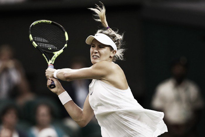 Wimbledon Eugenie Bouchard wins rain-delayed opener