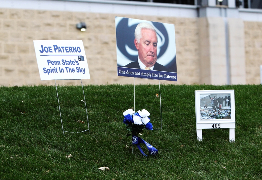 Penn State lettermen ask for return of Joe Paterno's statue, request apology for Sue Paterno