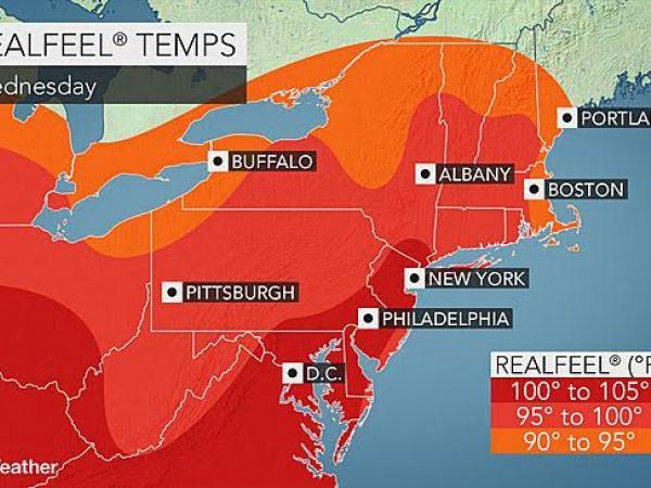 Glastonbury's Forecast- 90 Degrees and Several Storm Chances