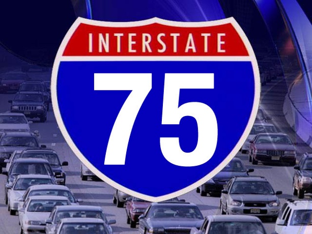 I-75 sign