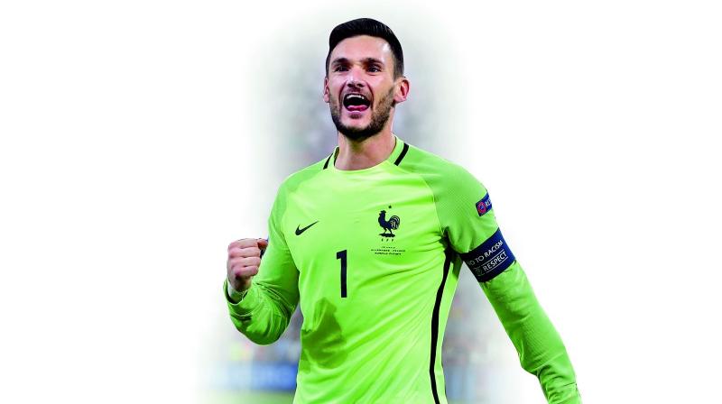 France captain and goalkeeper Hugo Lloris