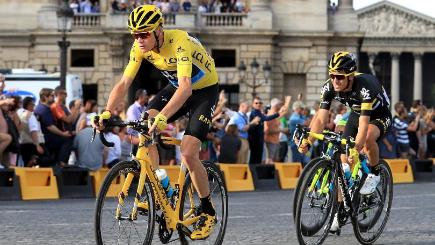 Chris Froome left could go for glory at the Vuelta a Espana following his third Tour de France win