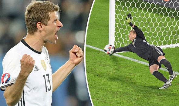 GETTYThomas Muller has failed to score in five games at Euro 2016