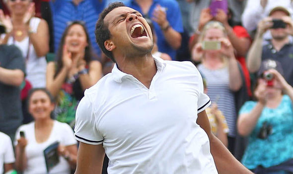 GETTYTsonga eventually prevailed in the epic Wimbledon encounter