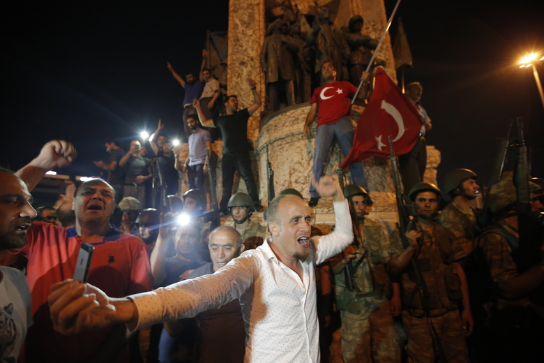 Turkey's president delivered a speech via FaceTime amid military coup attempt