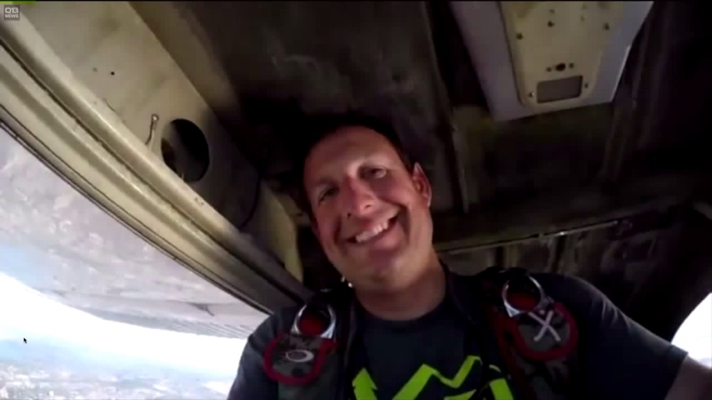 LUKE AIKINS SKYDIVER JUMPS WITHOUT CHUTE 3