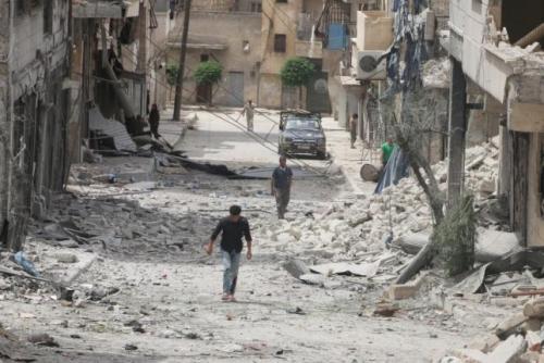 Intense airstrikes in Syria Aleppo province hit clinics