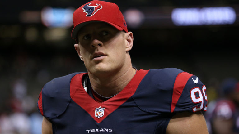 J.J. Watt is the reigning NFL Defensive Player of the Year