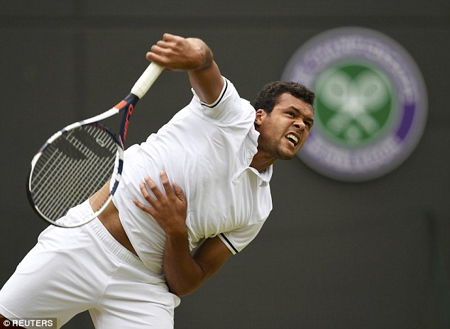 Jo-Wilfried Tsonga said he was confident he could beat Andy Murray in the Wimbledon quarter-finals