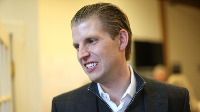 Eric Trump I didn't'outsource my speech