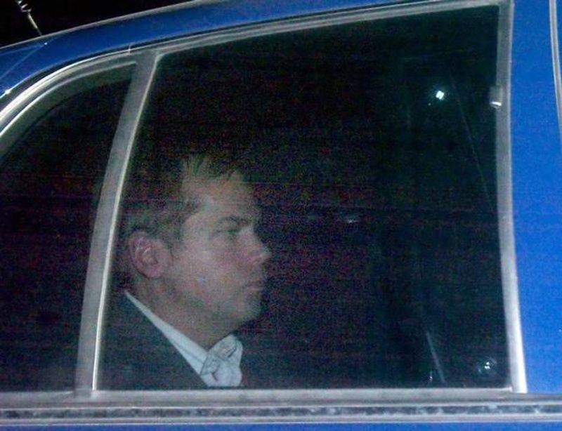 John Hinckley Jr. departs from the E. Barrett Prettyman U.S. District Court building in Washington