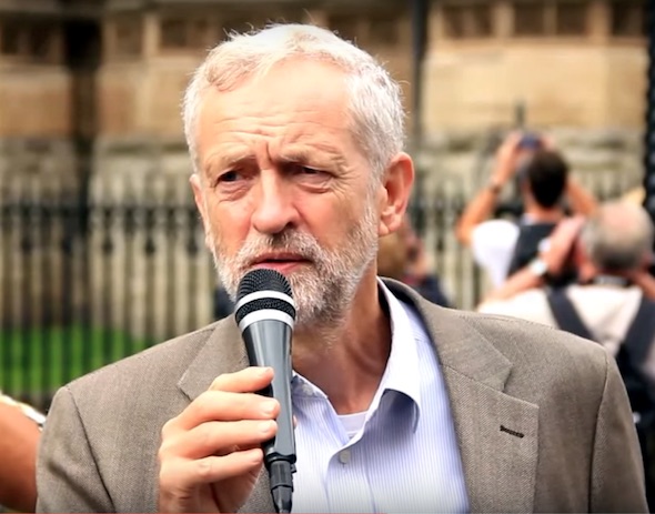 Labour Party leader Jeremy Corbyn speaks in London in 2013