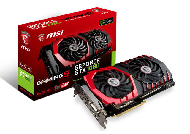 The MSI Ge Force GTX 1080 GAMING Z is the company's fastest card