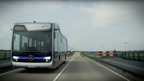 Mercedes-Benz Future Bus Drives 20 Autonomous Kilometers in Amsterdam