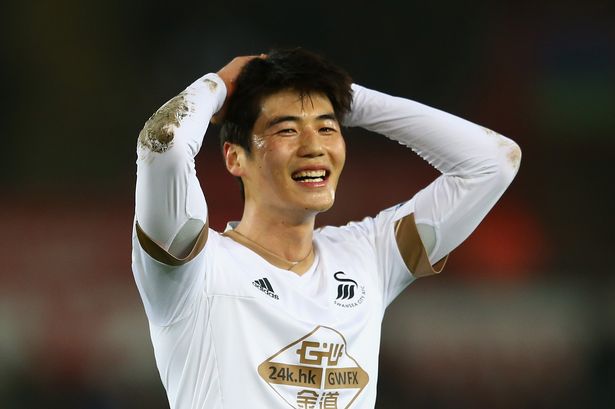 Michael Steele  Getty Images

Ki Sung Yueng of Swansea City