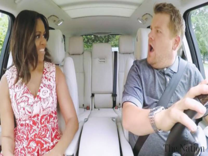 Michelle Obama joins James Corden on Carpool Karaoke