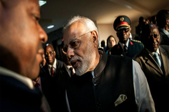 Modi who arrived from Mozambique will head on to Tanzania and Kenya