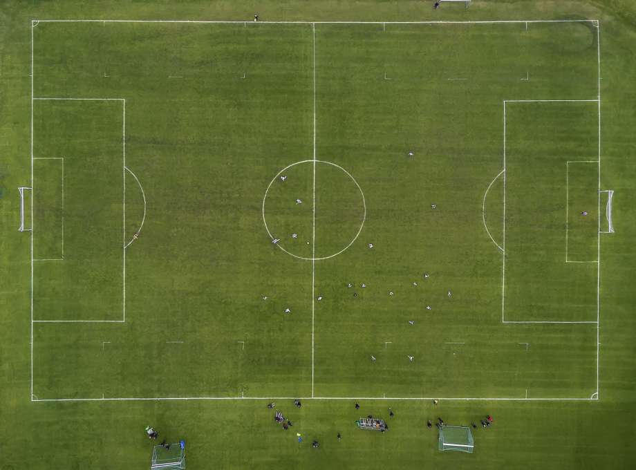 The Flash said the field measured 100 feet by 58 feet which meets FIFA minimum standards