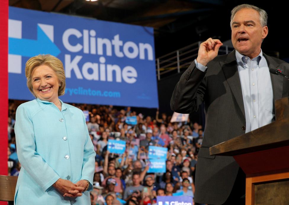 Catholic priest bans Hillary Clinton's VP bet Tim Kaine from taking Holy Communion in his church