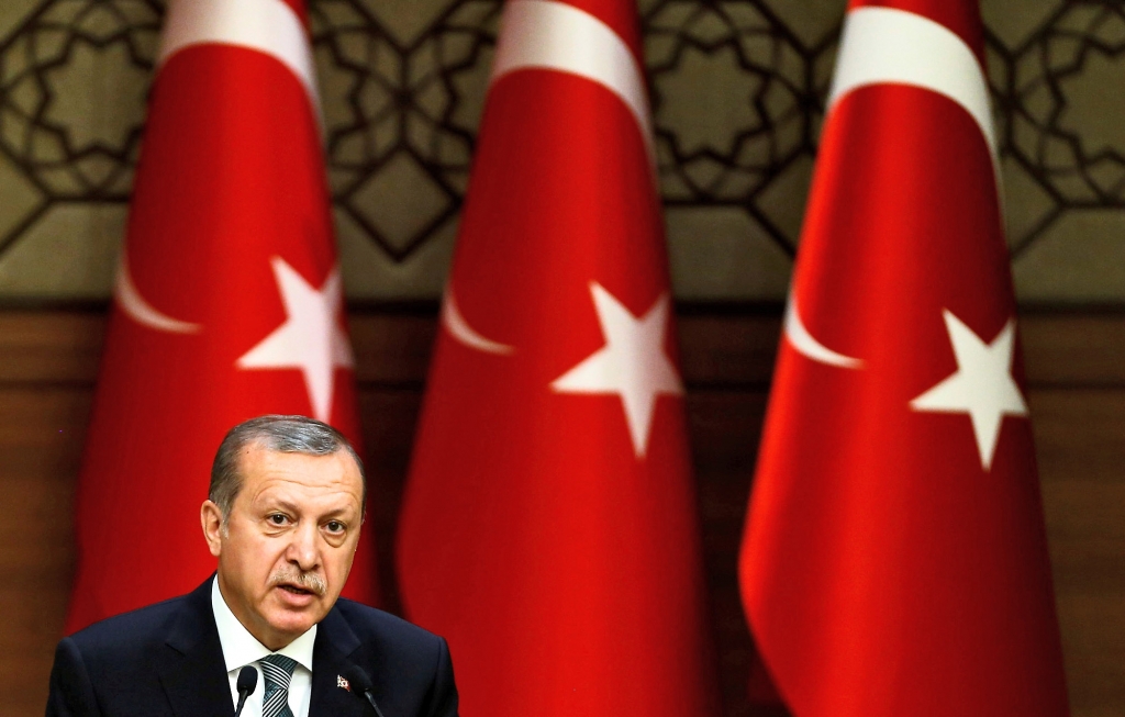 President Erdogan’s plan to take charge of the Turkish army would require a change to the constitutionUMIT BEKTAS  REUTERS