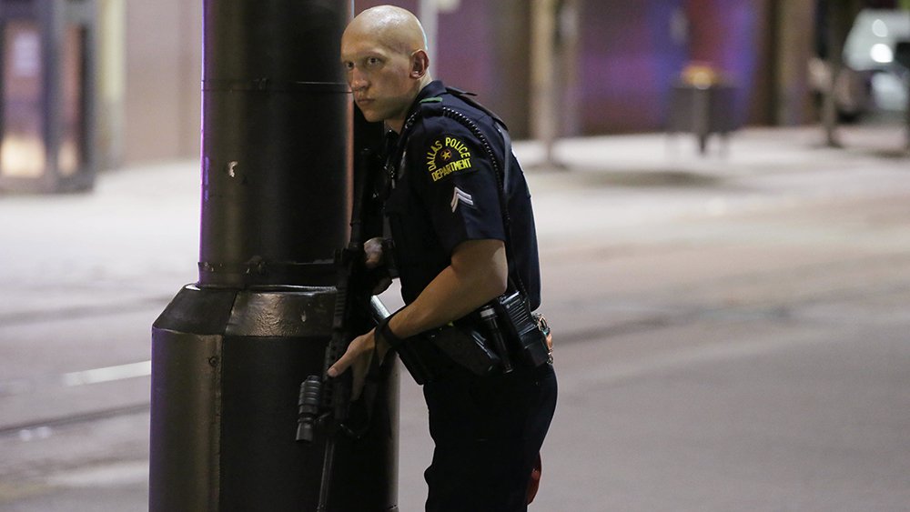 Shortly before five Dallas police officers were killed at a Black Lives Matter rally President Obama was chastising the police for what he says is improper targeting of minorities