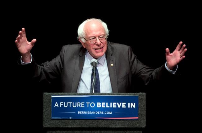 Sen. Bernie Sanders I-Vt. speaks in Albany N.Y. Sanders plans to meet with 1,900 of his delegates right before the start of the Democratic National Convention on Monday part of a series of meetings aimed at