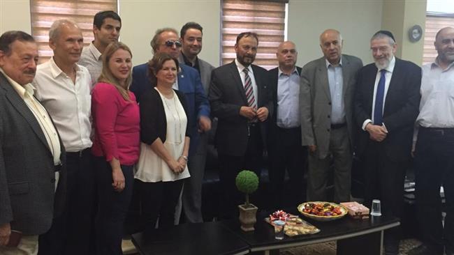 Saudi Retired General Anwar Eshki and a delegation of Saudi academics and business people meet with Israeli Knesset members