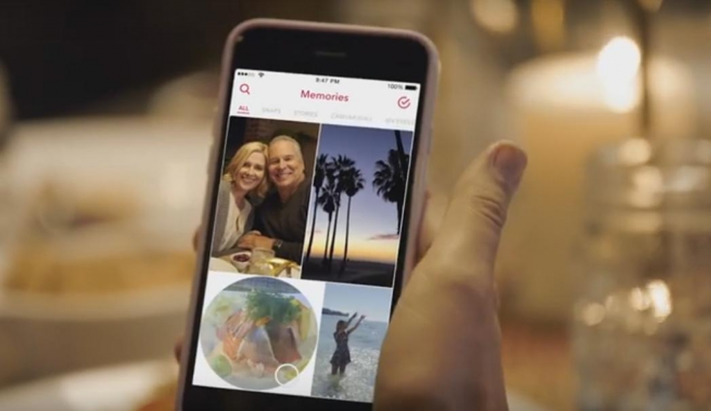 Snapchat's new 'Memories' feature lets you save snaps indefinitely