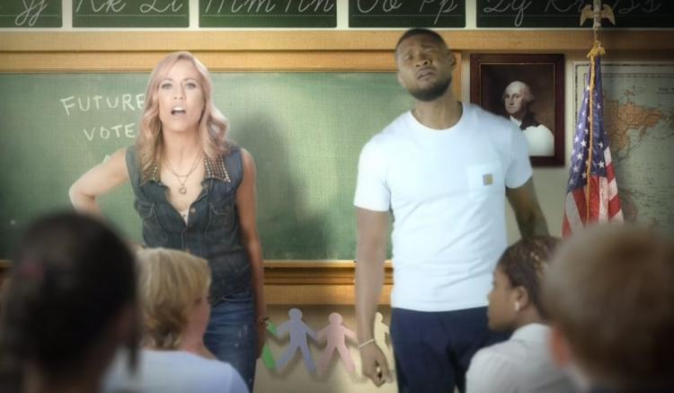 Sheryl Crown and Usher sing about their songs being stolen by political candidates