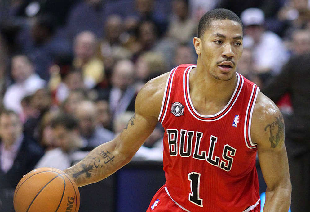 Chicago Bulls point guard Derrick Rose