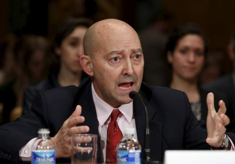 Retired Navy Adm. James Stavridis former NATO Supreme Allied Commander testifies before a Senate Appropriations State Foreign Operations and Related Programs Subcommittee hearing on ''Diplomacy Development and National Security'&#39 on C