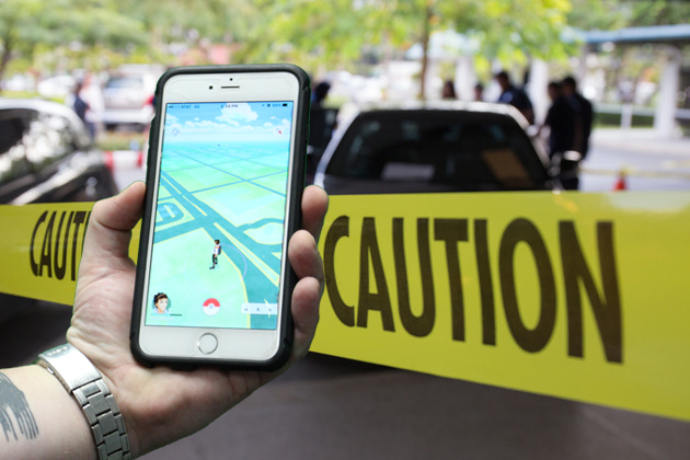 Don't'Pokemon Go Around Police Station