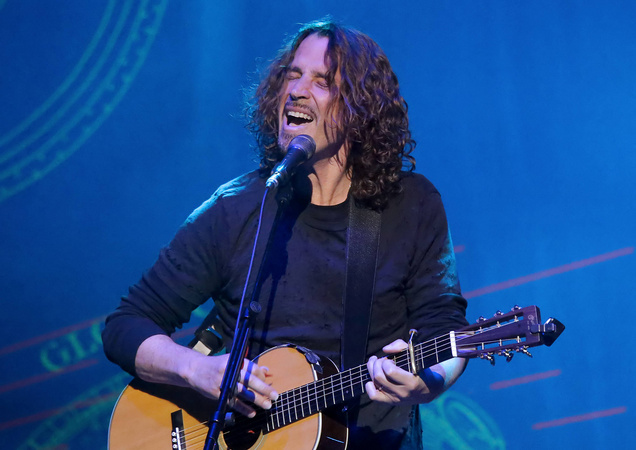 Chris Cornell performs at Manchester Bridgewater Hall
