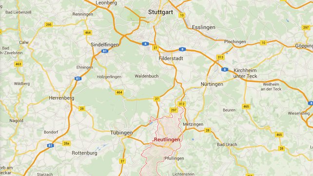 The incident took place in the southern German city of Reutlingen