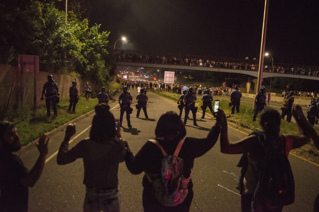 St. Paul Minnesota in response to the police killing of Philando Castile