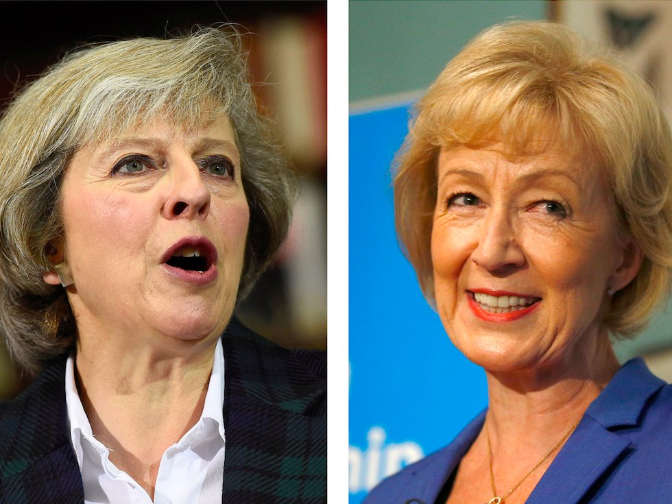 Theresa May Andrea Leadsom