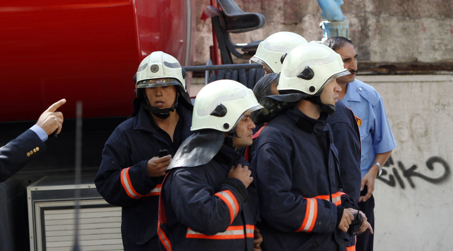 Turkish firefighters