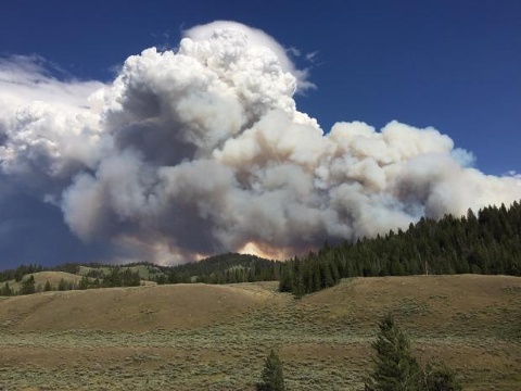 Cliff Creek fire 7-18