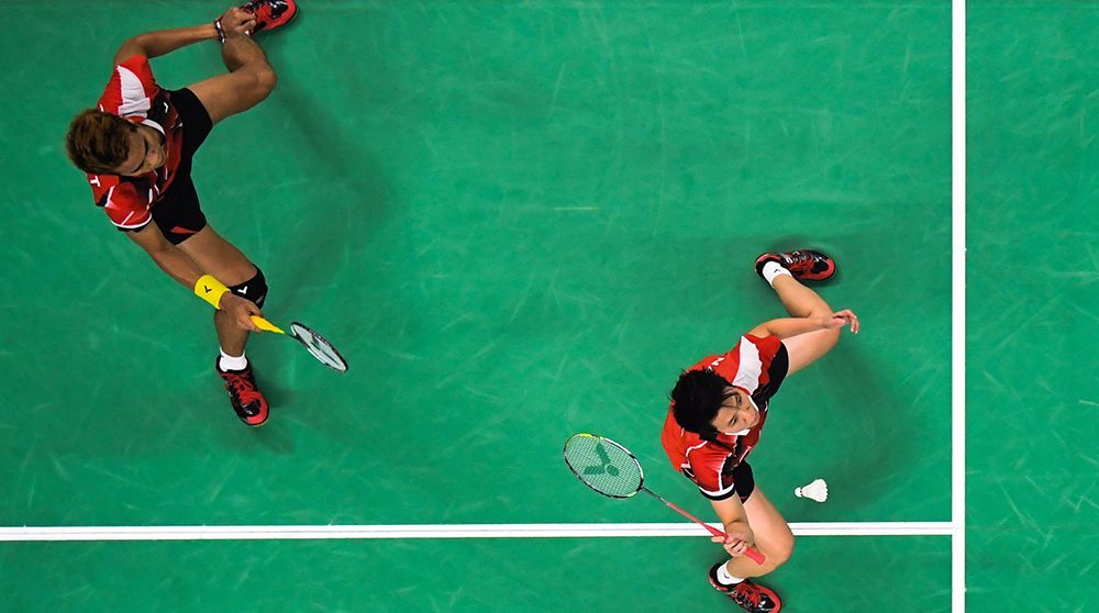 AFP       Indonesia win badminton mixed doubles gold             By     
       AFP